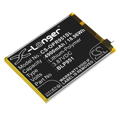 Replacement Battery for OPPO BLP951 Realme 10 Pro+ RMX3687 RMX3686