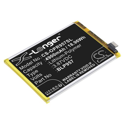 Replacement Battery for OPPO BLP957 Realme 10 5G RMX3630