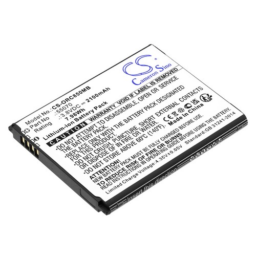 Replacement Battery for Oricom 55070 Secure SC850