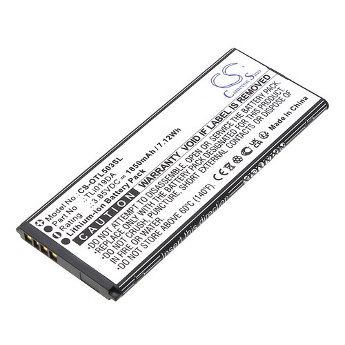 Replacement Battery for Alcatel TLi019DA OT-5005R OT-5033A OT-5033D OT-5033J OT-5033Q OT-5033T
