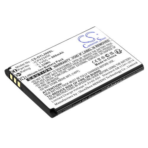 Replacement Battery for Olympia ICP423450 Happy II 2218