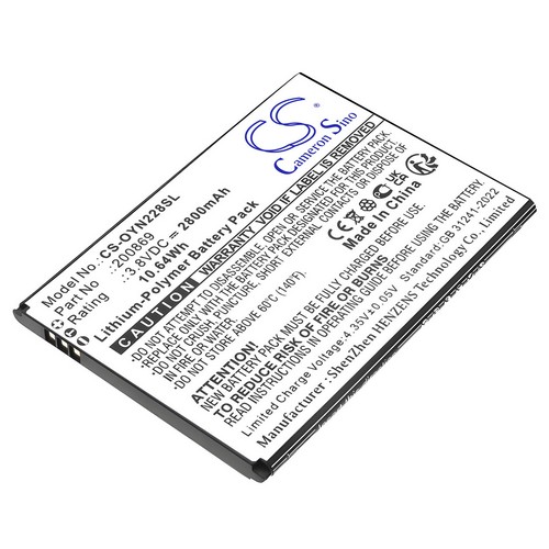 Replacement Battery for Olympia 200869 NEO 2286 NEO