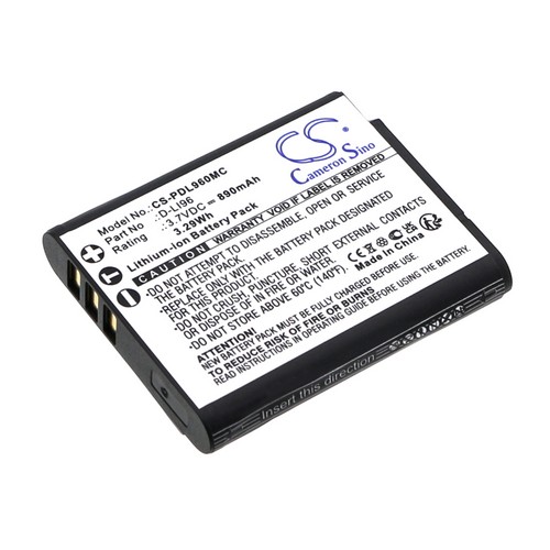 Replacement Battery for Pentax D-LI96 WG-1000