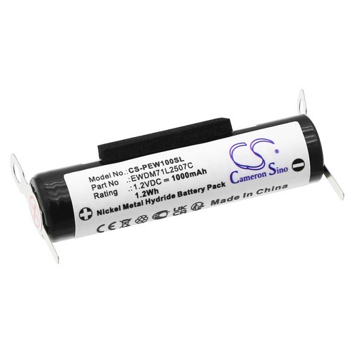 Replacement Battery for Panasonic EWDM71L2507C WEW0890-W406 EW-DC01