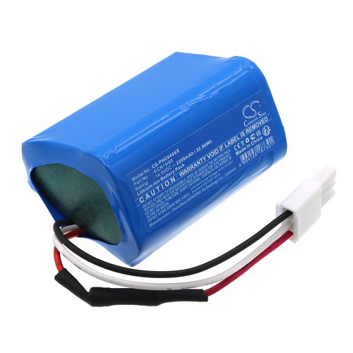 Replacement Battery for Philips 4ICR19/65 PowerPro Aqua FC6400 FC6400/01 FC6401/01 FC6400 FC6401