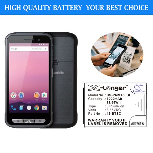 Replacement Battery for Point Mobile 45-BTSC PM45
