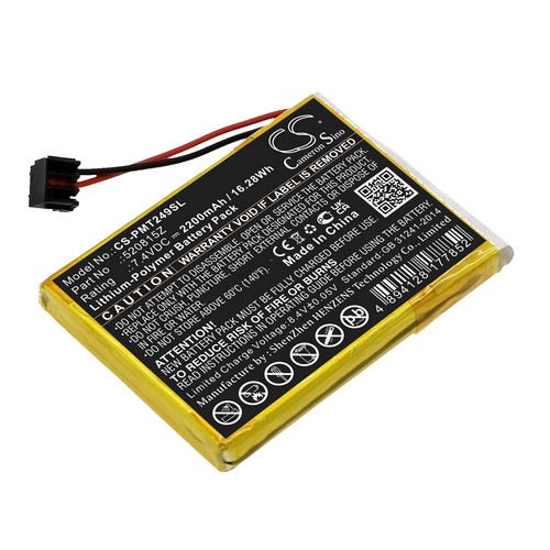 Replacement Battery for Pentair 520815Z IntelliTouch MobileTouch II 4249A