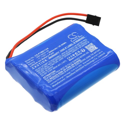 Replacement Battery for PUPPYOO INR18650-3S V-M611 V-M611A