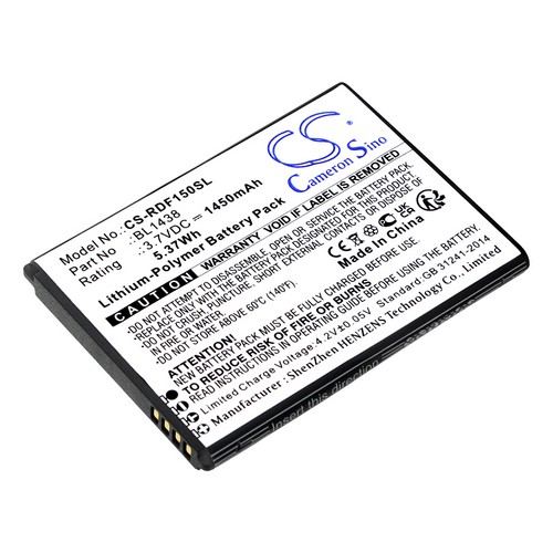 Replacement Battery for R3Di BL1438 Bright Flip FR150