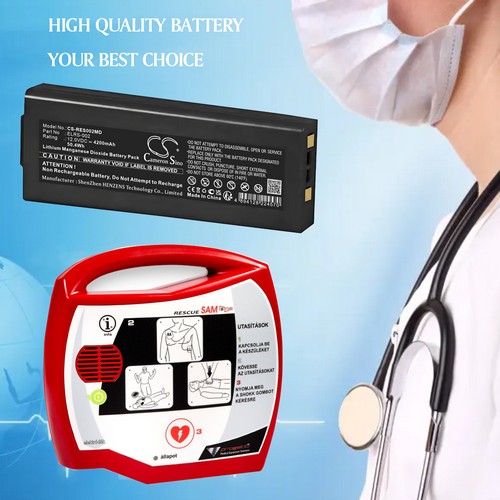 Replacement Battery for Progetti ELRS-002 Rescue Sam Defibrillator