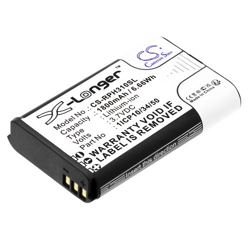 Replacement Battery for Rotronic 1ICP10/34/50 HygroPalm HP31 HygroPalm HP32 HygroPalm HP6 HygroPalm