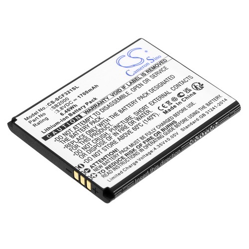 Replacement Battery for Schok SB2000 Flip SC3218T Flip SC3218B