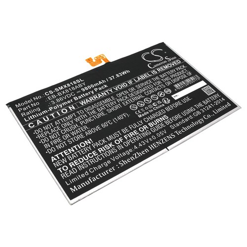 Replacement Battery for Samsung GH82-32756A GH82-31907A EB-BX818ABY SM-X816N SM-X816 SM-X818A Tab