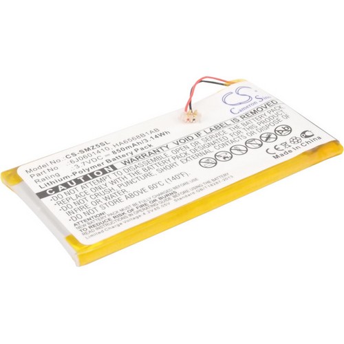 Replacement Battery for Samsung 6J0601410 HA6568B1AB YP-Z5AS YP-Z5A YP-Z5AB YP-Z5F YP-Z5QB YP-Z5QS