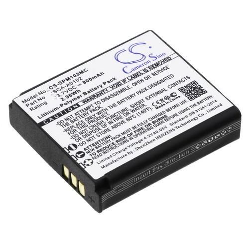 Replacement Battery for Sena SCA-A0102 Sena Prism Prism Bluetooth Action Camera SCA10 S7A-SP15
