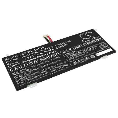 Replacement Battery for Dynabook 40071698 40072215 4588105-2S Satellite Pro C50-H-106 Satellite Pro