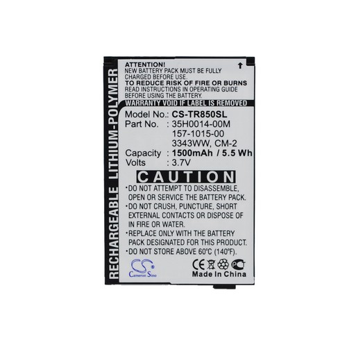 Replacement Battery for Palm 3343WW 157-10105-00 35H0014-00M CM-2 Treo 850 Treo 850w Treo Pro