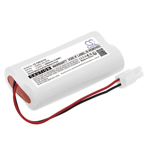 Replacement Battery for TWINBIRD 105054 HC-AF54 HC-E221 HC-E221BL HC-EB21 HC-EB21W