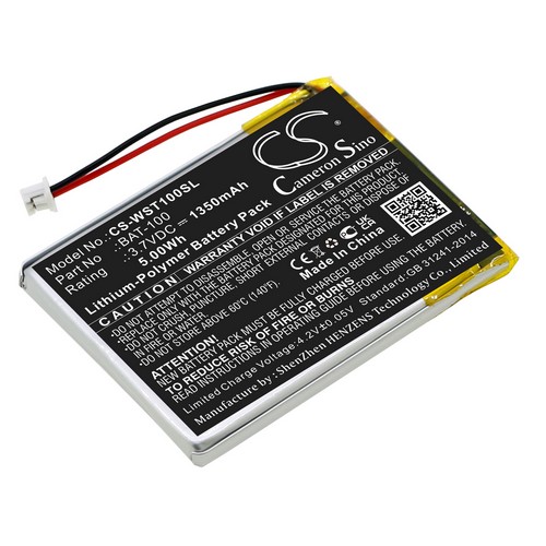 Replacement Battery for Williams Sound BAT-100 BAT-100-KT-SVC DLT100 Digi-Wave DLT 100 Digi-Wave