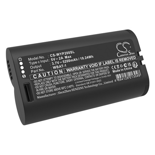 Replacement Battery for Wyze WBAT-1 Pro 2k Cam Pro
