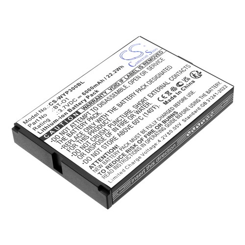 Replacement Battery for Wiseasy BT-O1 P3 WPO3 WPOS3 WPOS-3