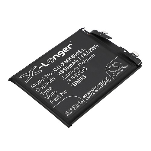 Replacement Battery for Xiaomi BM5S K60 Ultra K60 13T Pro