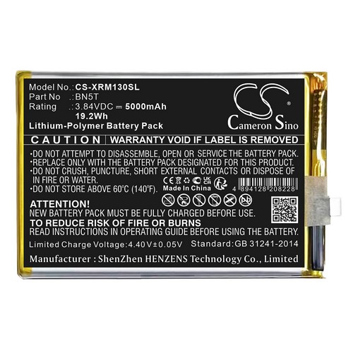 Replacement Battery for Redmi BN5T 13