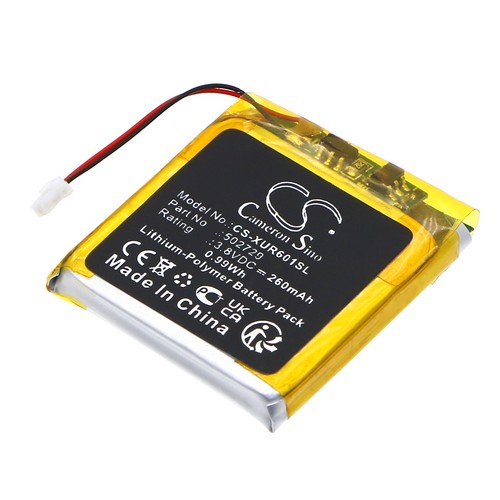 Replacement Battery for Xvive 502729 U6 Wireless Microphone Transmitter