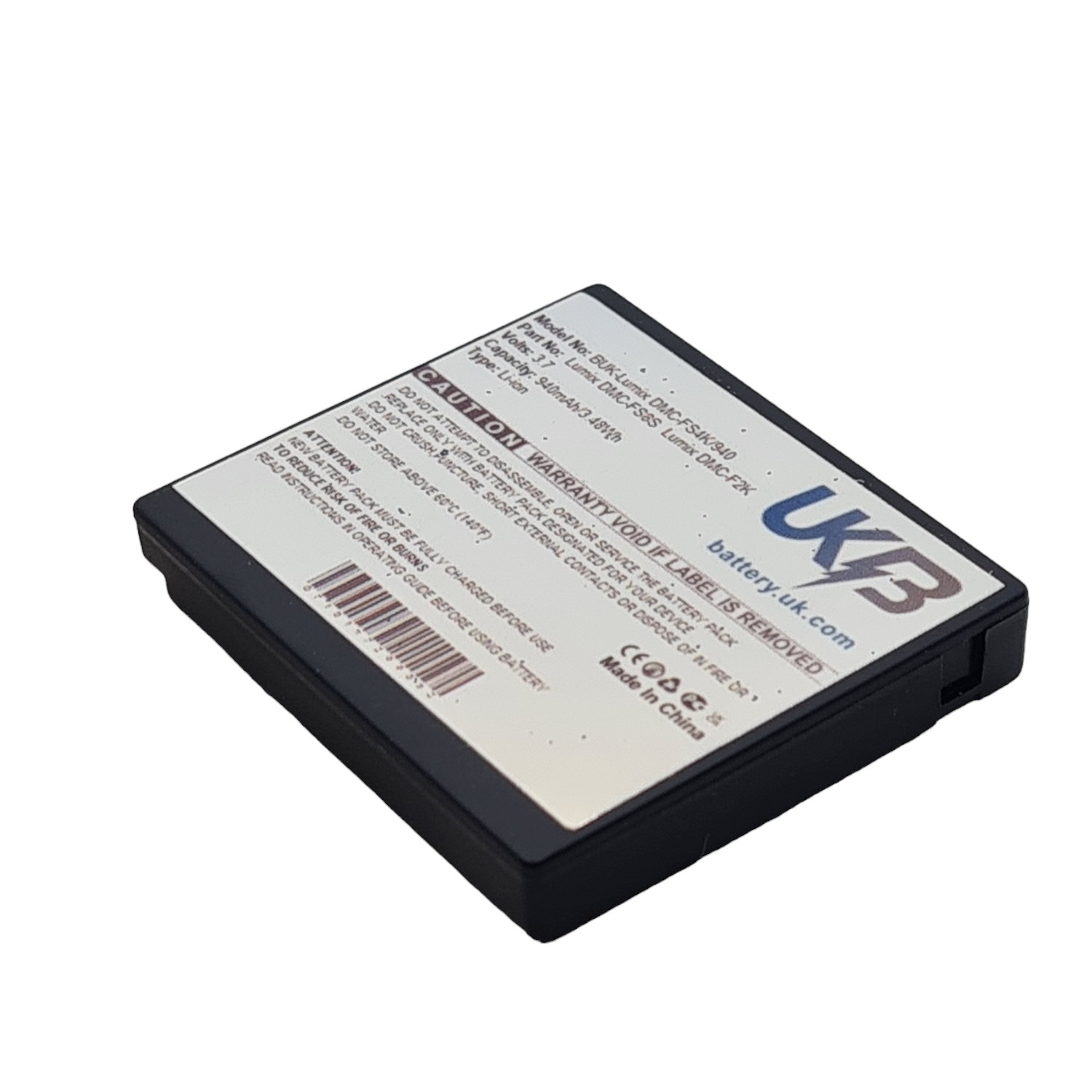 PANASONIC Lumix DMC FS7EG P Compatible Replacement Battery