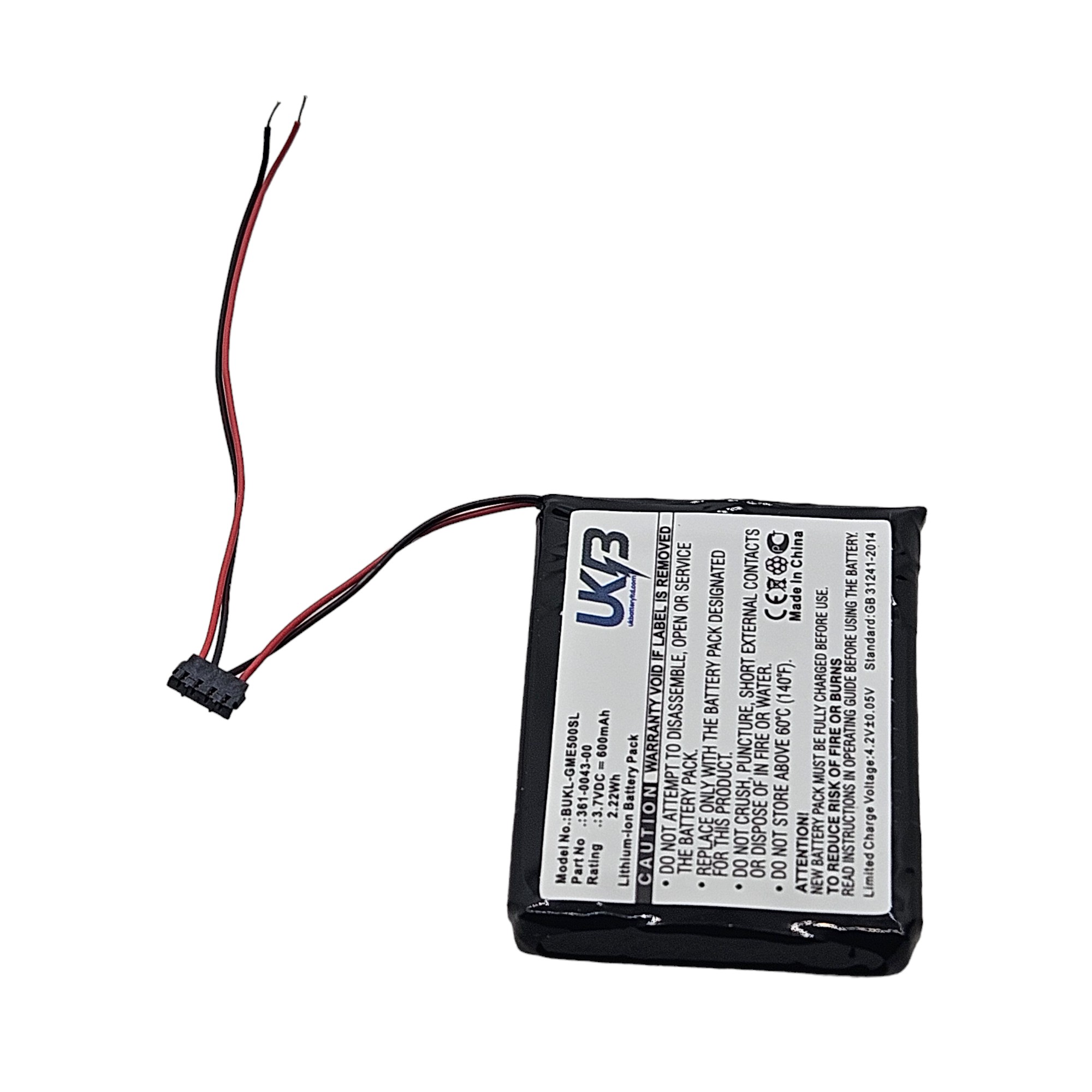 GARMIN 361 0043 00 Compatible Replacement Battery
