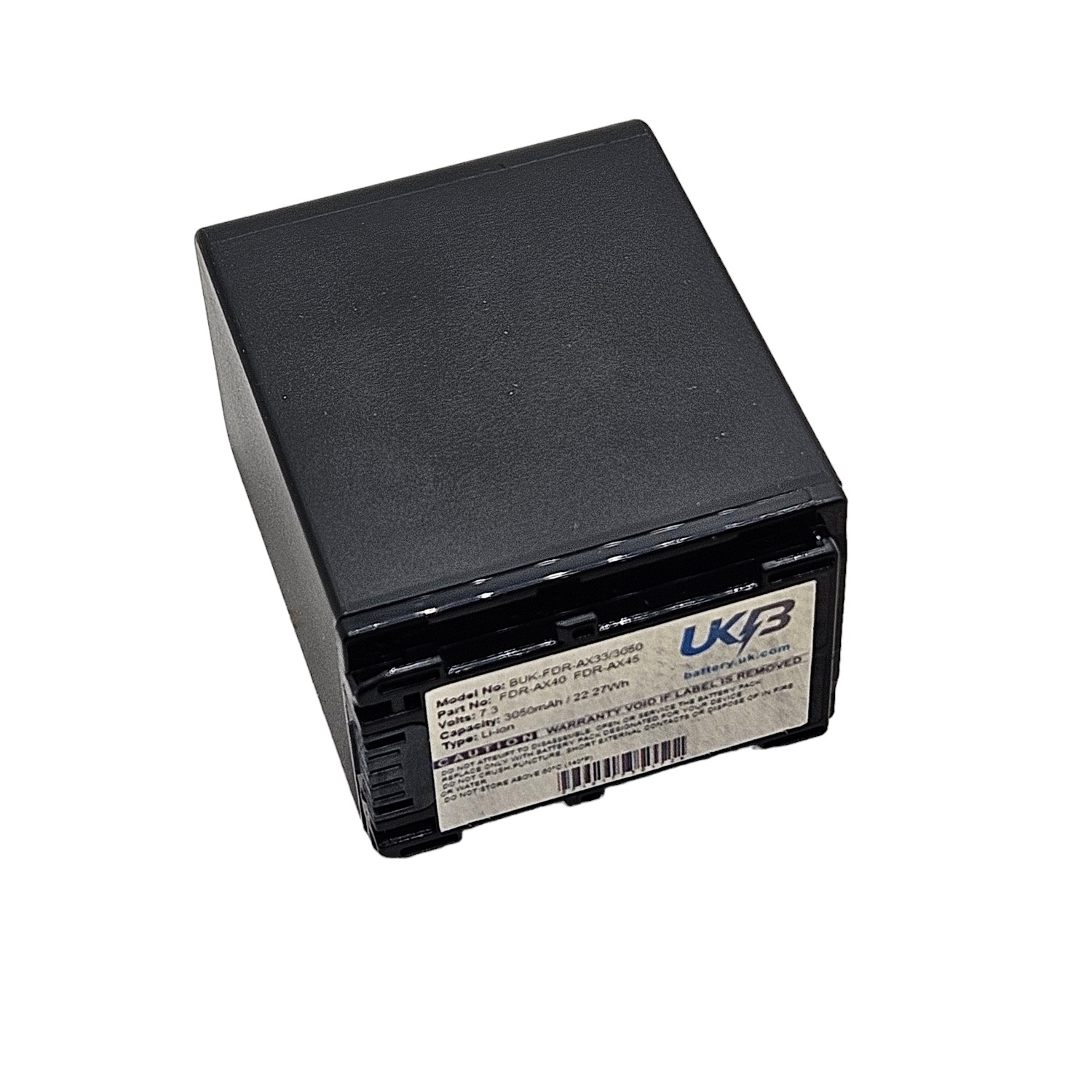 Sony FDR-AX40 Compatible Replacement Battery