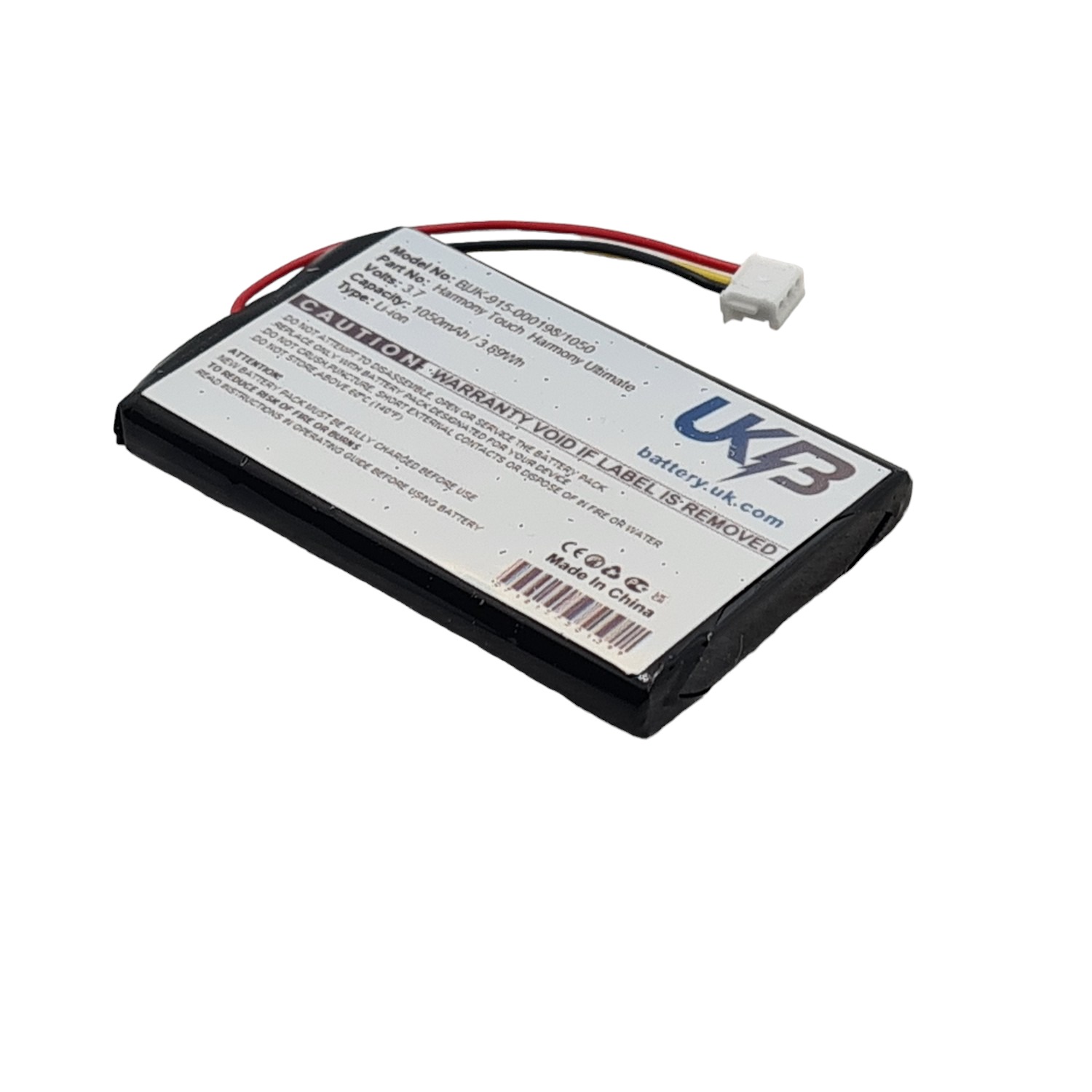 Batteria Sostitutiva Per Logitech Harmony Ultimate E Touch - 3,7V, Cameron Sino, UK - Foto 3