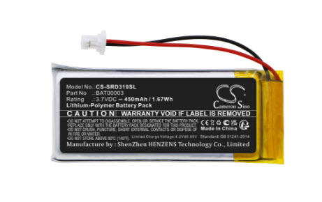 CARDO Q1 Q3 Scala Rider Q3 rider FM rider SOLO BAT00003 Compatible Replacement Battery