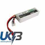 RC Charge Plug:JST XH 2.54AWG24 Compatible Replacement Battery