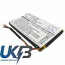 Magellan 0829FL22538 384.00019.005 5390-B101-0780 RoadMate 1400 1412 1430 Compatible Replacement Battery