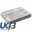 BenQ 02491-0015-00 02491-0037-00 BATS4 DC C500 E43 E53 Compatible Replacement Battery