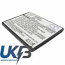 Samsung Eb505165Yz Eb505165Yzbs Eb505165Yzbstd Aegis Galaxy Metrix 4G Compatible Replacement Battery