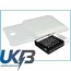 SAMSUNG SGH i717 Galaxy Note 4G Extended Battery With White Back Cover Compatible Replacement Battery
