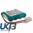 OMRON HEM 907 PBAT Compatible Replacement Battery