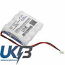 Saflock HTL-13 Compatible Replacement Battery