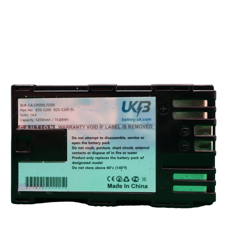 Canon EOS C200B Compatible Replacement Battery