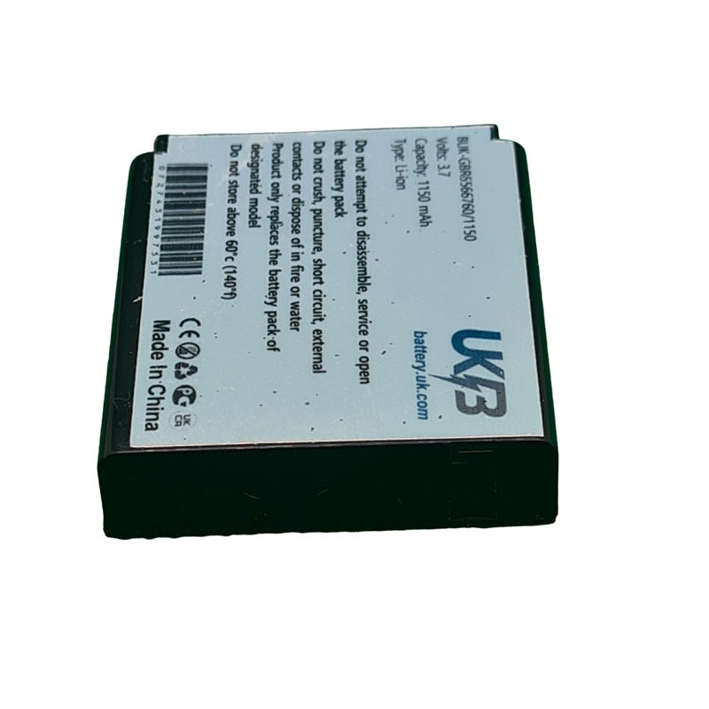 PANASONIC Lumix DMC FX01EB W Compatible Replacement Battery