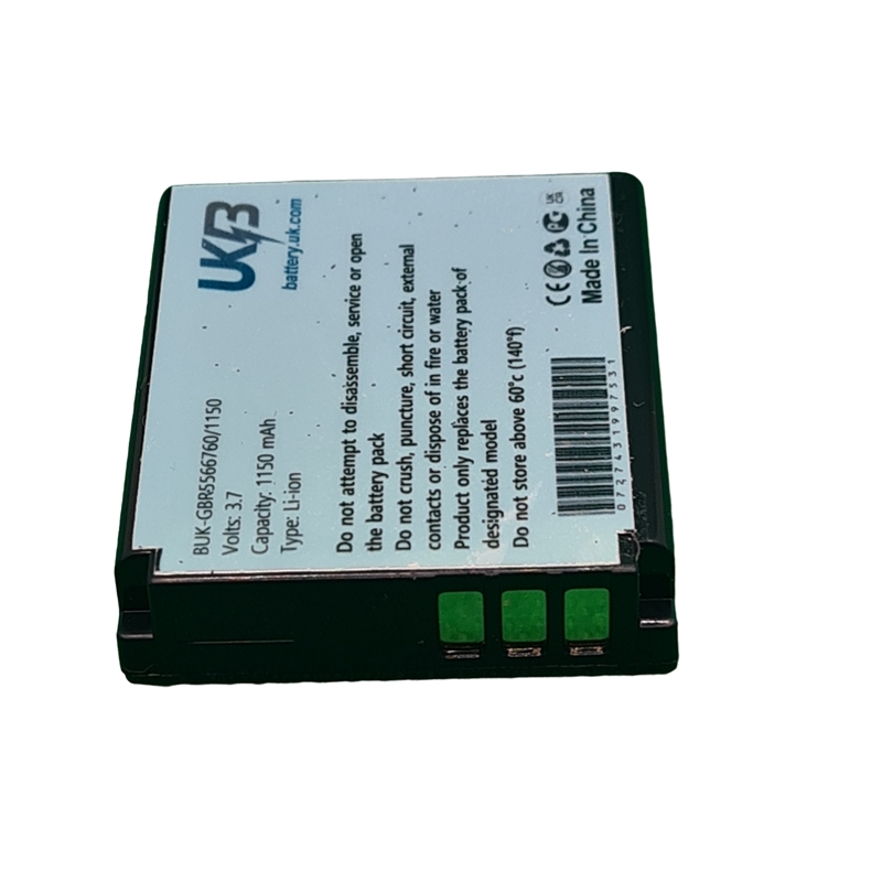 PANASONIC Lumix DMC FX01GK Compatible Replacement Battery