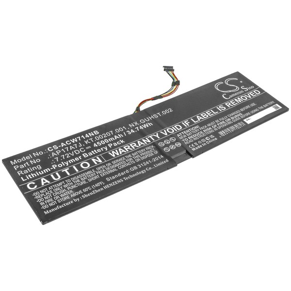 Acer Swift 7 SF714-51T-M64V Compatible Replacement Battery