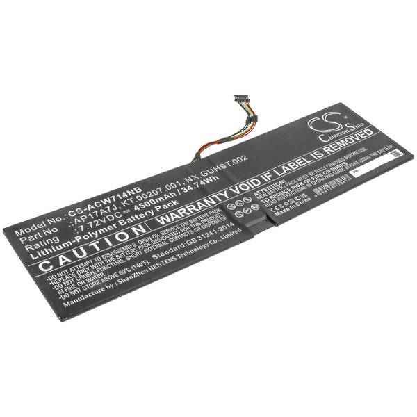 Acer KT.00207.001 Compatible Replacement Battery