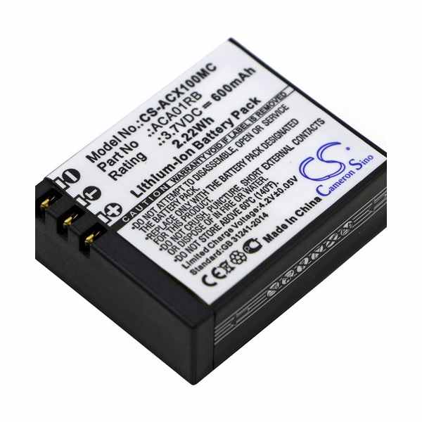 ACTIVEON CX HD Compatible Replacement Battery
