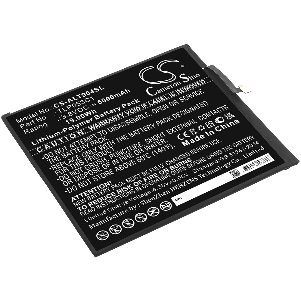 Alcatel Tab 8 Compatible Replacement Battery