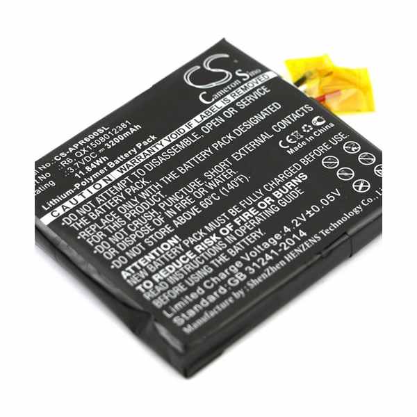 Aspera R6 Compatible Replacement Battery