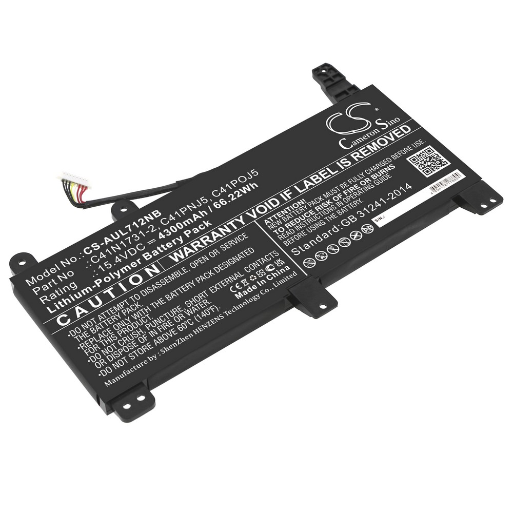 Asus Rog strix scar ii gl504gm-es155t Compatible Replacement Battery