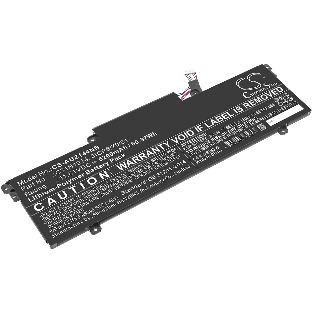 Asus ZenBook 14 Ultralight UX435EAL-KC054TS Compatible Replacement Battery Asus ZenBook 14 Ultralight UX435EAL-KC054TS Compatible Replacement Battery